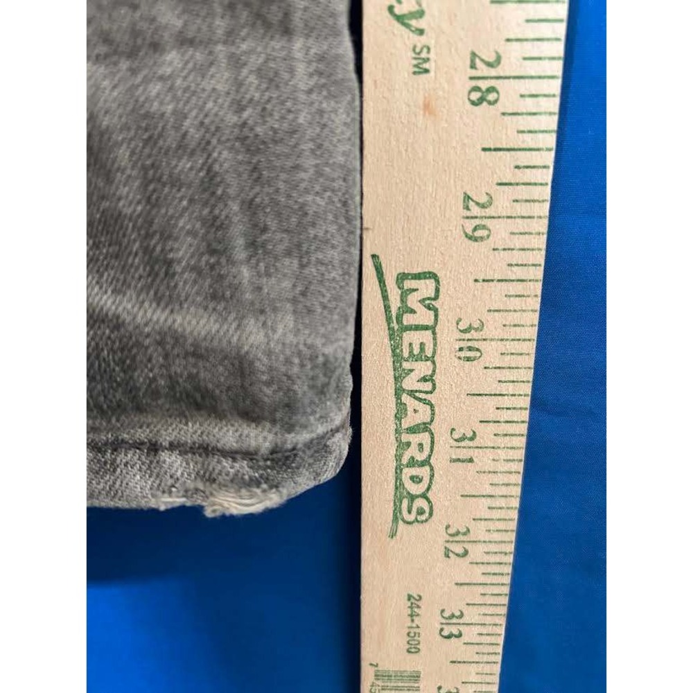 Polo Ralph Lauren Varick Slim Straight Jeans 40x32 Ash Grey Cotton Distressed - Picture 13 of 16